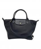 LONGCHAMPロンシャン）の古着「ル・プリアージュ トートバッグ」｜ネイビー