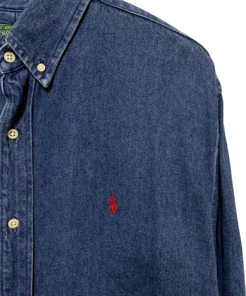 POLO COUNTRY（ポロカントリー）POLO COUNTRY (ポロカントリー) RALPH LAUREN (ラルフローレン) デニムシャツ インディゴ サイズ:Lの古着・服飾アイテム