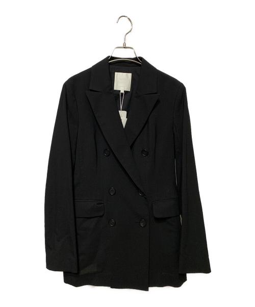 Drawing Numbers（ドローイングナンバーズ）Drawing Numbers (ドローイングナンバーズ) トロピカルピークドラペルジャケットハーフライニング ブラック サイズ:38 未使用品の古着・服飾アイテム