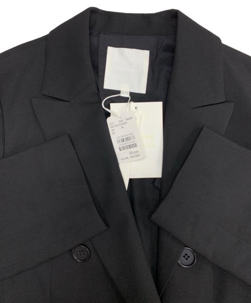 Drawing Numbers（ドローイングナンバーズ）Drawing Numbers (ドローイングナンバーズ) トロピカルピークドラペルジャケットハーフライニング ブラック サイズ:38 未使用品の古着・服飾アイテム