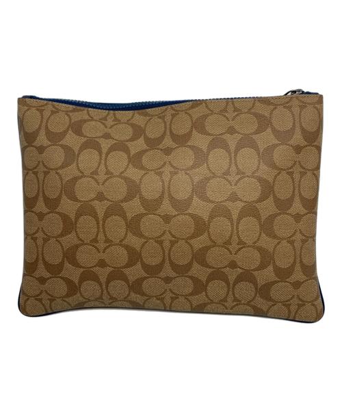 COACH（コーチ）COACH (コーチ) Disney (ディズニー) Disneyコラボクラッチバッグ ブラウンの古着・服飾アイテム