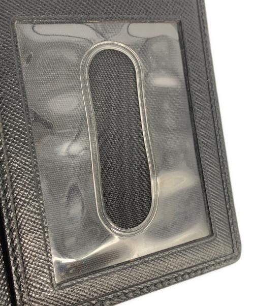 PRADA（プラダ）PRADA (プラダ) サフィアーノ カードケース ブラックの古着・服飾アイテム