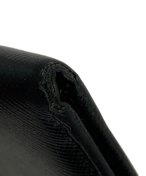 PRADA（プラダ）PRADA (プラダ) サフィアーノ カードケース ブラックの古着・服飾アイテム