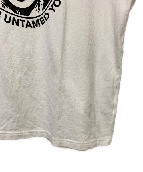 Hysteric Glamour（ヒステリックグラマー）Hysteric Glamour (ヒステリックグラマー) ガール ウーマン ロゴ Tシャツ ホワイト サイズ:Lの古着・服飾アイテム