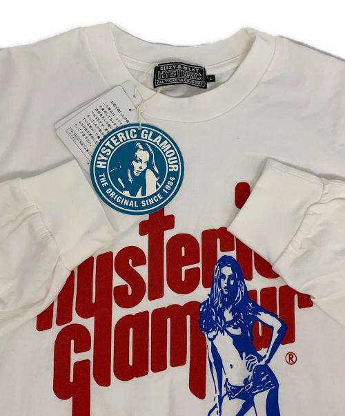 Hysteric Glamour（ヒステリックグラマー）Hysteric Glamour (ヒステリックグラマー) SOUND VIBRATION Tシャツ ホワイト サイズ:L 未使用品の古着・服飾アイテム