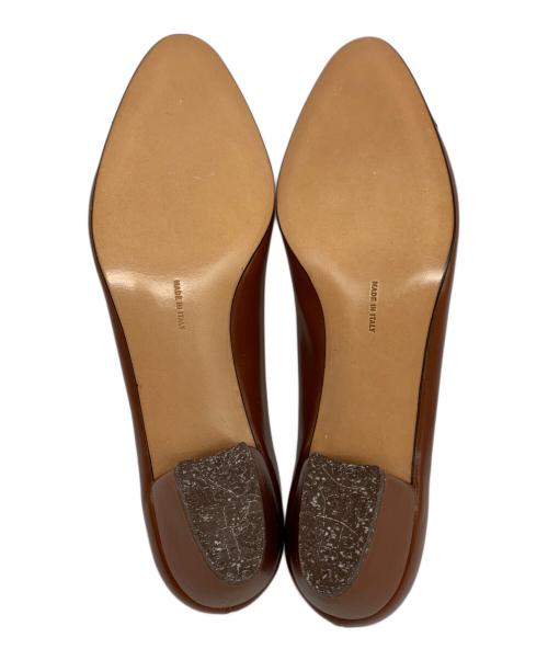 Salvatore Ferragamo（サルヴァトーレ フェラガモ）Salvatore Ferragamo (サルヴァトーレ フェラガモ) ガンチーニ パンプス ブラウン サイズ:8 未使用品の古着・服飾アイテム