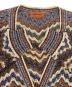 中古・古着 MISSONI (ミッソーニ) カーディガン ブラウン サイズ:48：5000円
