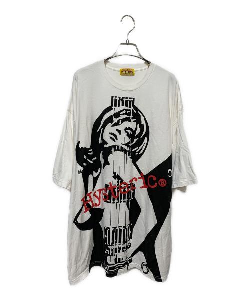 Hysteric Glamour（ヒステリックグラマー）Hysteric Glamour (ヒステリックグラマー) GUITAR GIRL ワンピース ホワイト サイズ:FREEの古着・服飾アイテム