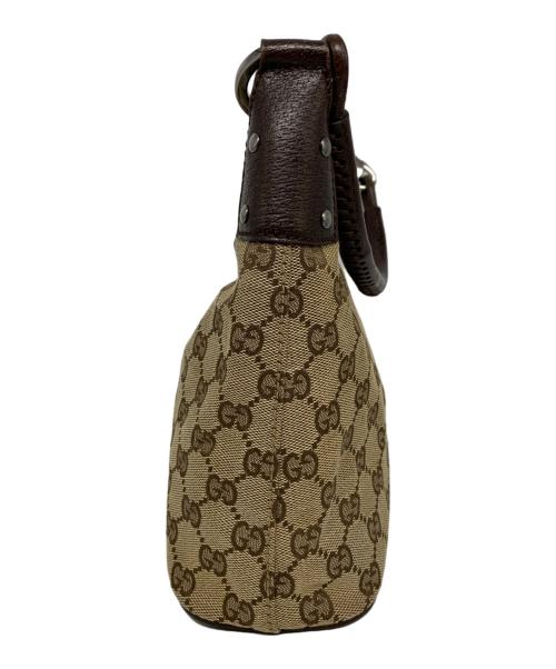 GUCCI（グッチ）GUCCI (グッチ) GGキャンバス ワンショルダーバッグ ベージュの古着・服飾アイテム