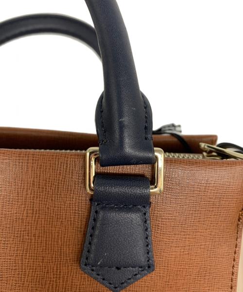 PAUL SMITH（ポールスミス）Paul Smith (ポールスミス) 2WAYバッグ ブラウン×ブラックの古着・服飾アイテム