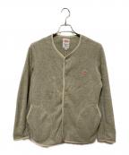 DANTONダントン）の古着「ノーカラージャケット」｜グレー