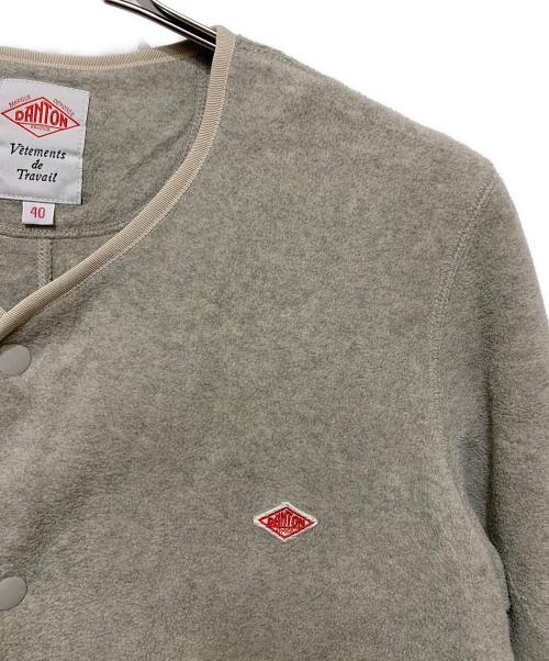 DANTON（ダントン）DANTON (ダントン) ノーカラージャケット グレー サイズ:40の古着・服飾アイテム