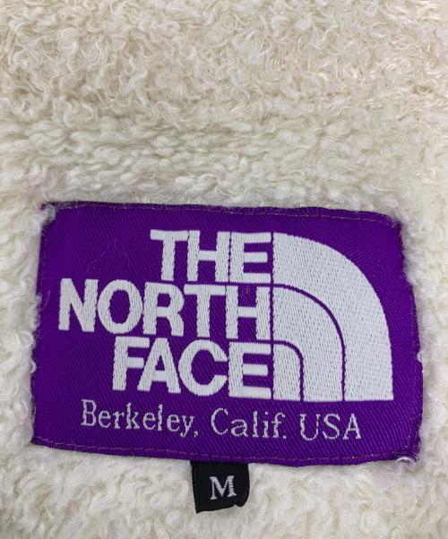 THE NORTHFACE PURPLELABEL（ザ・ノースフェイス パープルレーベル）THE NORTHFACE PURPLELABEL (ザ・ノースフェイス パープルレーベル) マウンテンフリースベスト ホワイト×ブラウン サイズ:Mの古着・服飾アイテム