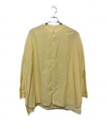 GALLEGO DESPORTES（ギャレゴデスポート）の古着「バンドカラーシャツ」｜イエロー