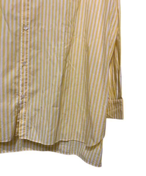 GALLEGO DESPORTES（ギャレゴデスポート）GALLEGO DESPORTES (ギャレゴデスポート) バンドカラーシャツ イエロー サイズ:Mの古着・服飾アイテム