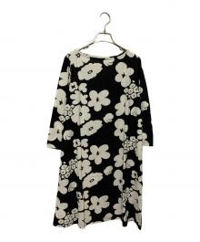 marimekko（マリメッコ）の古着「ケヴァッタルコート ワンピース」｜ホワイト×ブラック