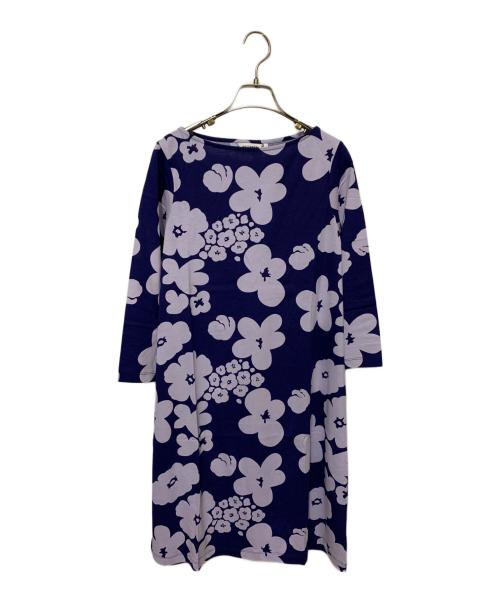 marimekko（マリメッコ）marimekko (マリメッコ) ケヴァッタルコート　ワンピース パープル サイズ:XS 未使用品の古着・服飾アイテム