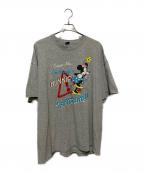 FRUIT OF THE LOOM×DISNEYフルーツオブザルーム×ディズニー）の古着「プリントTシャツ」｜グレー