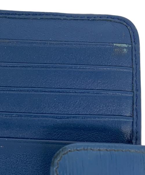 PRADA（プラダ）PRADA (プラダ) ヴィッテロ ムーヴ 2つ折り財布 ブルーの古着・服飾アイテム