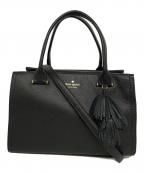 Kate Spadeケイトスペード）の古着「フリンジ2WAYバッグ」｜ブラック