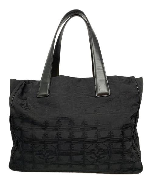 CHANEL（シャネル）CHANEL (シャネル) ニュートラベルライン トートバッグ ブラックの古着・服飾アイテム