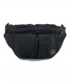 PORTERポーター）の古着「タンカー ウエストバッグ」｜ブラック