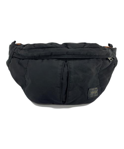 PORTER（ポーター）PORTER (ポーター) タンカー ウエストバッグ ブラックの古着・服飾アイテム