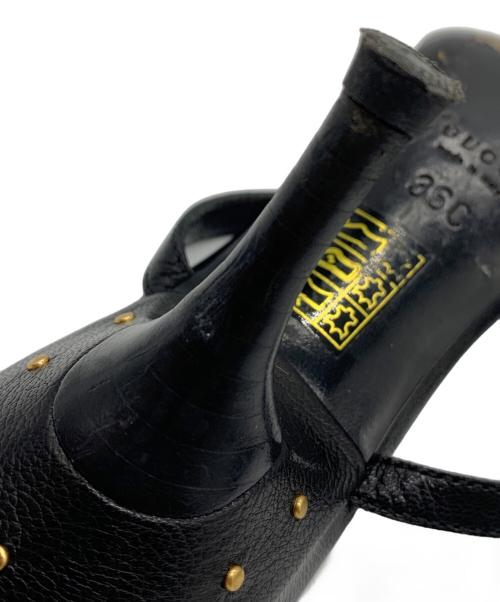 GUCCI（グッチ）GUCCI (グッチ) インターロッキングG　サンダル ブラック サイズ:36Cの古着・服飾アイテム