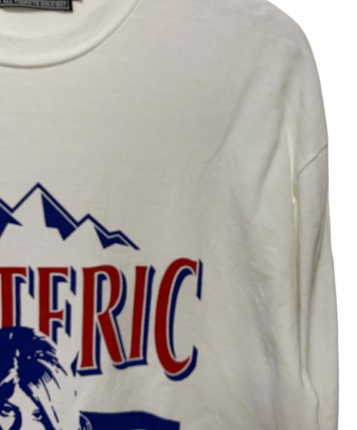 Hysteric Glamour（ヒステリックグラマー）Hysteric Glamour (ヒステリックグラマー) TWIN ＰＥＡＫＳ ロングＴシャツ ホワイト サイズ:Lの古着・服飾アイテム