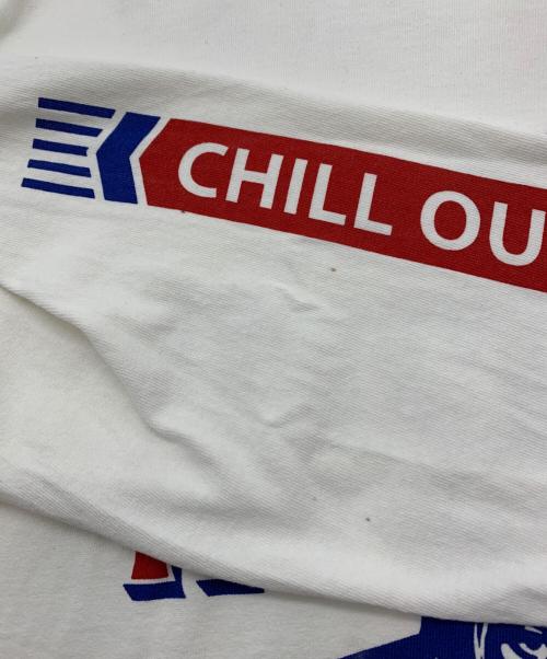 Hysteric Glamour（ヒステリックグラマー）Hysteric Glamour (ヒステリックグラマー) TWIN ＰＥＡＫＳ ロングＴシャツ ホワイト サイズ:Lの古着・服飾アイテム