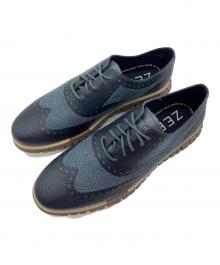 COLE HAAN（コールハーン）の古着「ゼログランド リマスタード エンブロオックス」｜ネイビー
