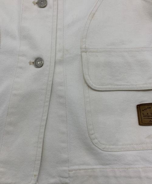 RALPH LAUREN（ラルフローレン）RALPH LAUREN (ラルフローレン) カバーオール ホワイト サイズ:Sの古着・服飾アイテム