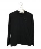 PLAY COMME des GARCONSプレイコムデギャルソン）の古着「ロングスリーブカットソー」｜ブラック