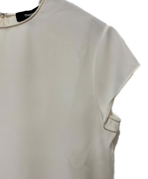 theory（セオリー）theory (セオリー) Prime Ggt Cap Sleeve Shell J ホワイト サイズ:P 未使用品の古着・服飾アイテム