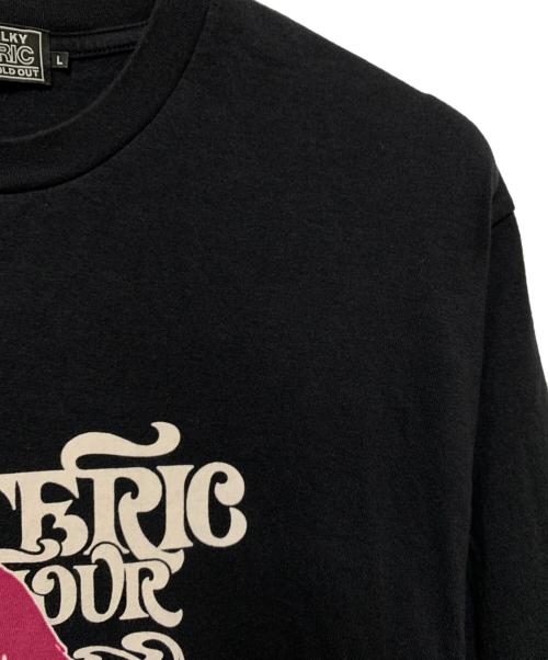 Hysteric Glamour（ヒステリックグラマー）Hysteric Glamour (ヒステリックグラマー) GET STONED Tシャツ  ブラック×ピンク サイズ:Lの古着・服飾アイテム