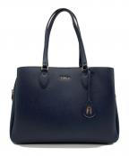 FURLAフルラ）の古着「ミネルヴァ トートバッグ」｜ネイビー