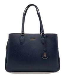 FURLA（フルラ）の古着「ミネルヴァ トートバッグ」｜ネイビー