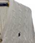 POLO RALPH LAUREN (ポロ・ラルフローレン) ケーブルニットカーディガン アイボリー サイズ:XL：4000円