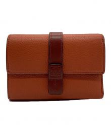 LOEWE（ロエベ）の古着「 バーティカルスモールウォレット」｜オレンジ