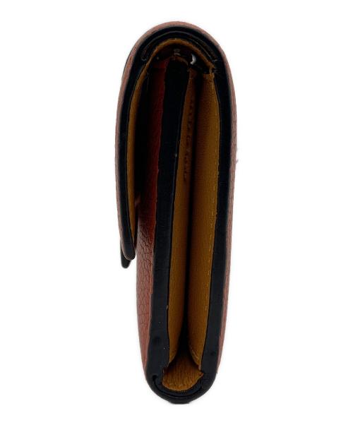 LOEWE（ロエベ）LOEWE (ロエベ)  バーティカルスモールウォレット オレンジの古着・服飾アイテム