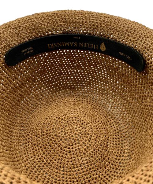 HELEN KAMINSKI（ヘレンカミンスキー）HELEN KAMINSKI (ヘレンカミンスキー) ラフィアハット ベージュの古着・服飾アイテム
