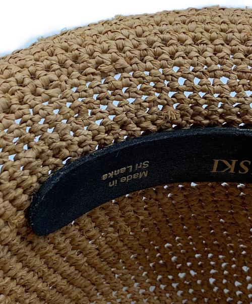 HELEN KAMINSKI（ヘレンカミンスキー）HELEN KAMINSKI (ヘレンカミンスキー) ラフィアハット ベージュの古着・服飾アイテム