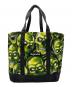 Supreme（シュプリーム）の古着「Skull Pile Denim Tote 18SS」｜ブラック×グリーン