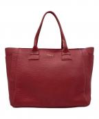 FURLAフルラ）の古着「レザートートバッグ」｜レッド