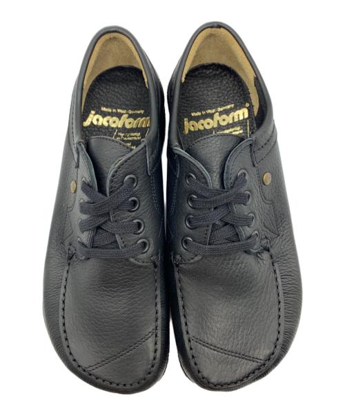 jacoform（ヤコフォーム）jacoform (ヤコフォーム) レザーシューズ ブラック サイズ:5の古着・服飾アイテム