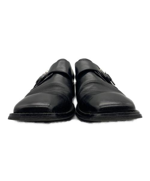 Salvatore Ferragamo（サルヴァトーレ フェラガモ）Salvatore Ferragamo (サルヴァトーレ フェラガモ) スクエアシューズ ブラック サイズ:41の古着・服飾アイテム