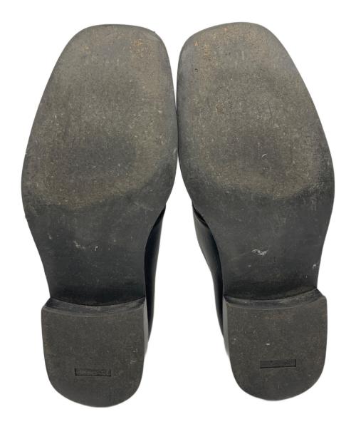 Salvatore Ferragamo（サルヴァトーレ フェラガモ）Salvatore Ferragamo (サルヴァトーレ フェラガモ) スクエアシューズ ブラック サイズ:41の古着・服飾アイテム