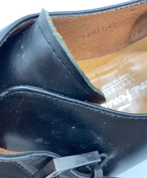 Salvatore Ferragamo（サルヴァトーレ フェラガモ）Salvatore Ferragamo (サルヴァトーレ フェラガモ) スクエアシューズ ブラック サイズ:41の古着・服飾アイテム