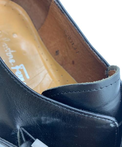 Salvatore Ferragamo（サルヴァトーレ フェラガモ）Salvatore Ferragamo (サルヴァトーレ フェラガモ) スクエアシューズ ブラック サイズ:41の古着・服飾アイテム