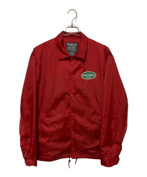 Hysteric Glamour（ヒステリックグラマー）Hysteric Glamour (ヒステリックグラマー) コーチジャケット レッド サイズ:Lの古着・服飾アイテム